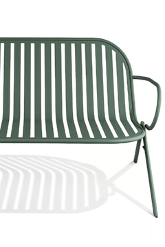 MELIK - Powder coated steel small sofa by BABEL D - view 3